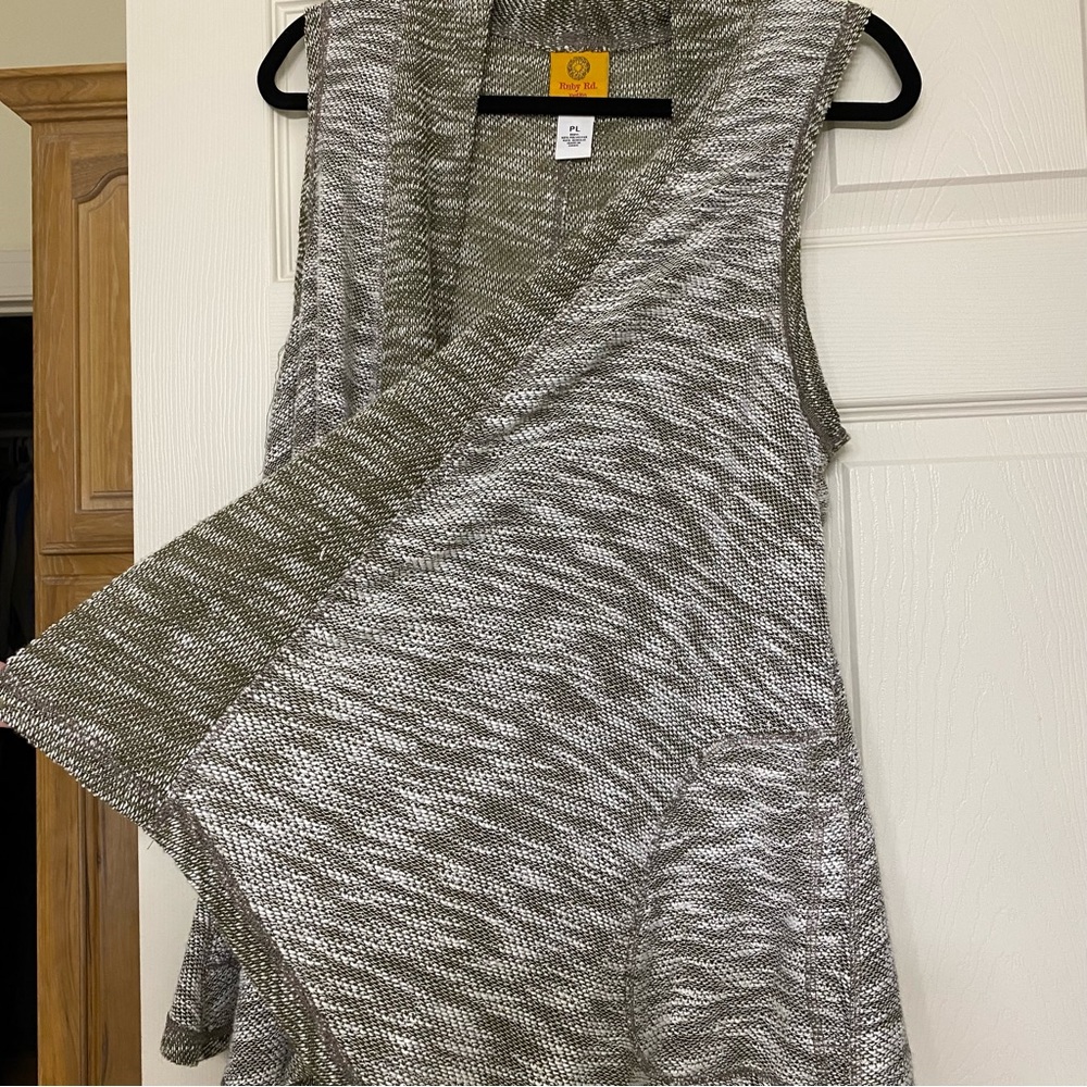 PL | Ruby Rd Gray Lightweight Cardigan